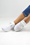 White Women's Mesh Detailed Sneaker Shoes Casual - with Color Options - 3