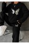 Women/Girl's Winter Zero-Collar Tracksuit Set