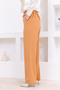 Women's Waist Elastic Pocket Trousers - 4