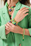 Liya Colorful Natural Stone Necklace - 3