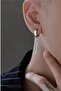 Compression Holeless Trend Feather Leaf Model Dangle Men's Steel Gray Earrings 1 Piece - 4