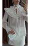 Romantic White Blouse - 3