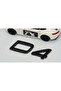D4 C-S-V-Xc Black Trunk Lettering Logo Compatible with Volvo - 4