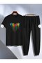 Women / Girl Tracksuit Set with Covered Patiler Print