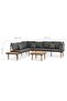4 Piece Garden Lounge Set with Cushions Solid Acacia Wood - 3