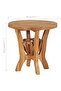3 Piece Garden Bistro Set Solid Teak Wood - 6