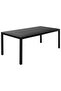 7 Piece Garden Dining Set Black - 8