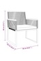 4 Piece Garden Lounge Set with Cushions Black Steel - 6