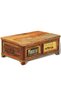 Coffee Table with Storage Vintage Reclaimed Wood - 4