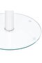 Coffee Table Transparent 40 cm Tempered Glass - 4