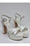 Running Guaranteed 13cm Platform Heels Satin Wedding & Engagement Shoes - 3