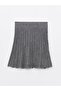 Women's Elastic Waist Plain Knitted Skirt - 6