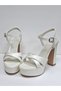 Running Guaranteed 13cm Platform Heels Satin Wedding & Engagement Shoes - 4