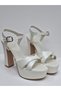 Running Guaranteed 13cm Platform Heels Satin Wedding & Engagement Shoes - 7