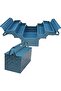 Metal Tool Box 21" Blue Color 5 Tray