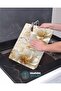 White Flowers Glass Cutting Board, Chopping Board, Presentation Table - 4