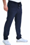 Double Fabric a Quality Baggy Straight Leg Trousers - 4