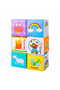 Set 6 Blocuri educative pentru copii, Multicolor - 2