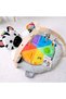 Zen Milestones Wooden Play Gym with Toys & Pillow | Ages 0+ - 6