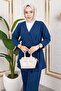 Women's Lina Hijab Double Set Emerald Green - 2