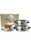 Maqlooba (Maqluba), Palestinian Upside Down Rice Dish Aluminium CookingPot 2 Pcs Set - 6