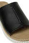 105517.Z5Fx Black Women's Wedge Heel Slippers - 7