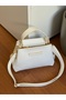 Practical Women's Hand and Shoulder Bag with Front Placket - 4