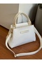 Practical Women's Hand and Shoulder Bag with Front Placket - 2