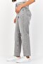 Women Mom Fit Rip Non Stretchable Jeans, Grey - 3