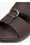 LBL by Shoexpress Buckle Detail Slip-On Comfort Sandals - 4