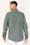 Men Regular Fit All Over Print Long Sleeve Casual Shirts, Ash Green - 4