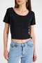 Black Square Neck Knitted Body 9202m - 2