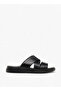LBL by Shoexpress Cross Strap Slip-On Sandals - 3