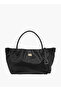 Textured Tote Bag with Double Handle and Detachable Shoulder Strap W 30 x H24 x D 16 cm