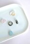 Men's Steel Compression Cartilage Earring Gray Black - 5