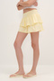 تنورة قصيرة مكشكشة بخصر مطاطي E1555-K3 - 6