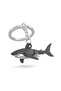 Moving Shark Keychain