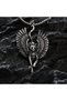 Egyptian Mythology Cat God Wing Design Tarnish&Rust Free 316L Steel Necklace