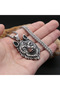 Wolf Head Design Tarnish Free Stainless 316L Steel Necklace - 3