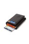 Men's Canvas Fabric Portfolio Clutch Cosmetic Daily Handbag and Mechanized Wallet - Brown - 3