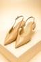 Women's Daily Patent Leather Ballerina Lotus Pointed Toe Shoes - 4