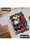 Bleach Anime Ichigo All Forms Oversize Printed T-Shirt