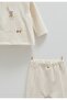 Baby Set Teddy Bear Sweatshirt and Trousers (3-18 Months) Interlock Fabric - 3