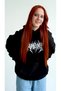 Unisex Gothic Ruthless Sweatshirt Hoodie Black - 2