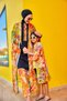 Colorful Full Length Kimono – Hijab Beach Outerwear Pareo Kaftan P2512 - 6