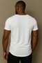 Premium Quality Men's Slim Fit Wide Collar Full Stretch Fabric Bottom Oval Slim Cut T-Shirt T-Shirt - 2