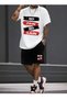 Cotton Set of 2 Solid Color Men Women Unisex Regular Shorts and Tshirt T-Shirt No Pain No Gain