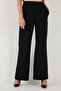 Wide Leg Mid-High Waist Wide Leg Fabric Pants Pants 6522974 - 2