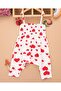 Girl's Heart Rope Strap Jumpsuit - 3