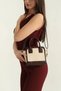 Straw Look Leather Detailed Brown Women's Shoulder and Hand Bag – Summer & Stylish Mini Bag